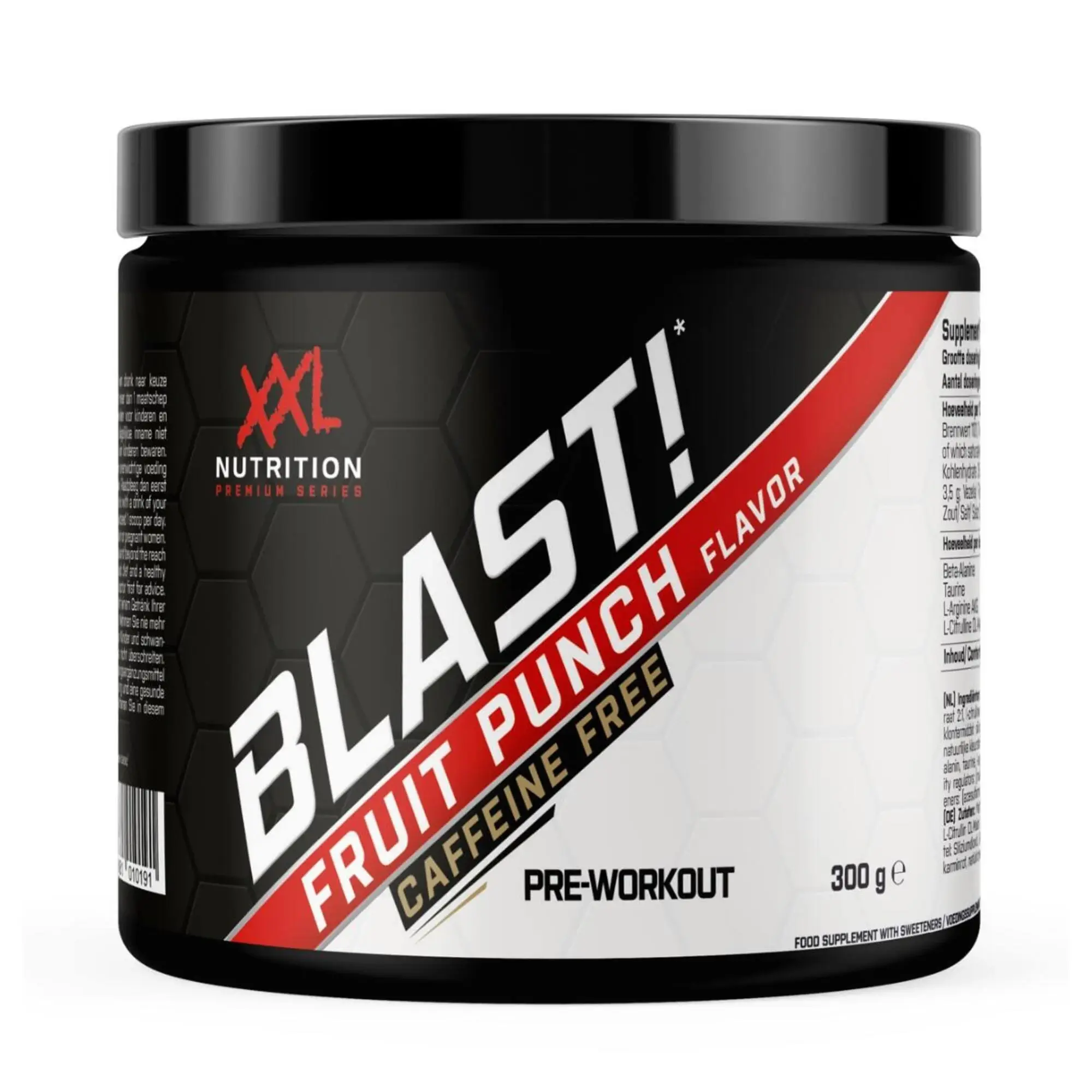 XXL Nutrition Blast! Pre Workout - Fruit Punch - 300 G