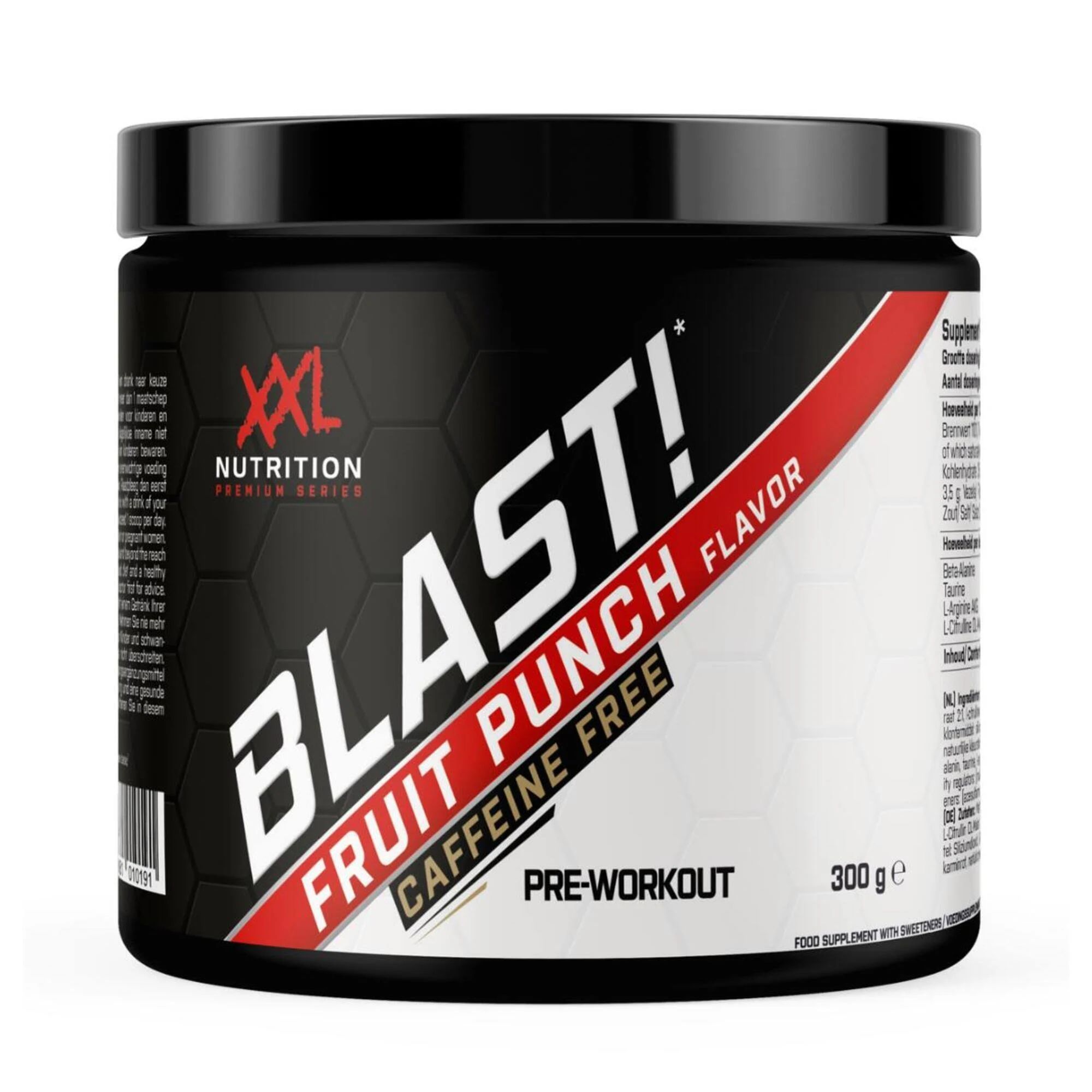 XXL Nutrition Blast Pre-Workout Decaf - 300g
