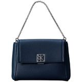 Calvin Klein Emblem Hw Pebble Crossbody 20 Sac - Bleu