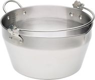 KitchenCraft Home Made casserole/confiture - Acier inoxydable, 8L, Argent