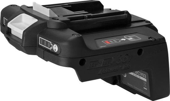Makita BCV03 accu adapter voor 36V machines (2x 18V naar 36V)
