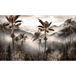 Papier peint panoramique forêt tropicale 130 cm x 78 cm