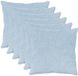vidaXL Taie d'oreiller Bleu clair 65 x 65 cm (6 pièces)