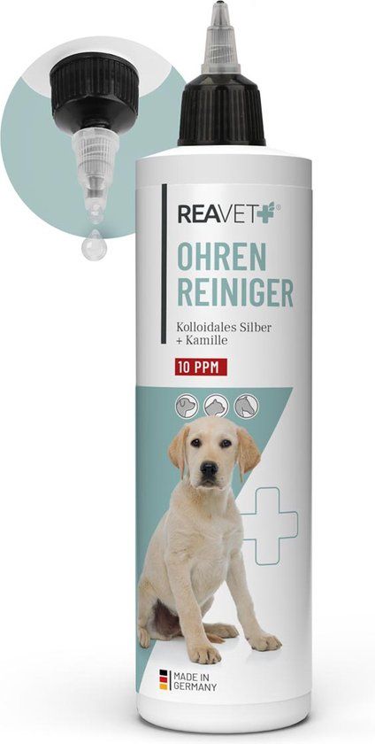 ReaVET Oorreiniger met Kamille - Honden, Katten & Paarden - 250ml