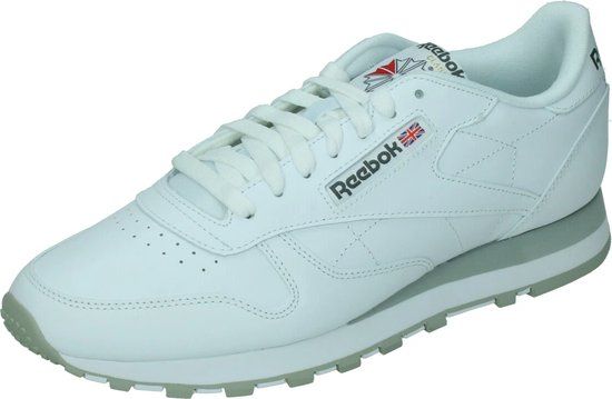 Reebok Classic Leather Sneakers - Wit - Heren - Maat 45