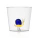 Ichendorf Milano Esc glas, borosilicaatglas, modern Italiaans design, glas met figuur, 8 x 8,5 cm