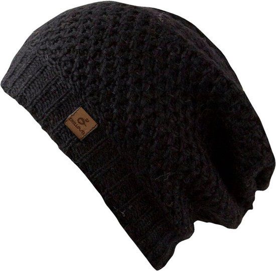 Chillouts Nele Hat Beanie zwart Wol