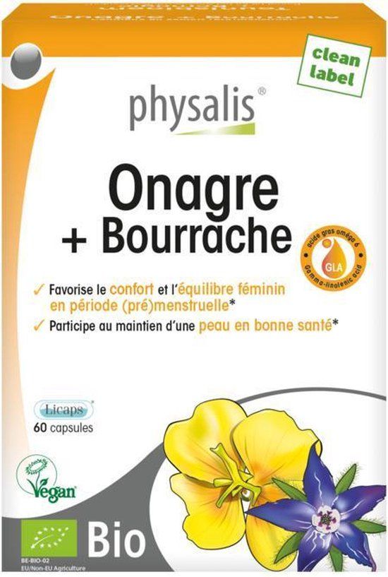 Physalis Teunisbloem + Bernagie Capsules - 60 Capsules