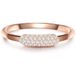 Glanzstücke München Ring Zilver Zirkonia Roségoud Maat 52 Dames
