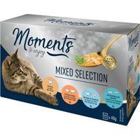 MOMENTS Gemengde selectie natvoer kat Adult 12 x 40 g