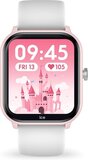 Ice-Watch ICE smart junior 3.0 Pink White 1,75 AMOLED - Rechthoekig verbonden horloge voor kinderen met siliconen band - 024297