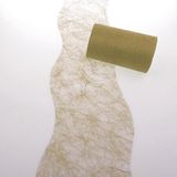 Deko AS GmbH Sizoflor 60w-125-25-041 Tafelloper gegolfde doorsnede donker goud ca. 12,5 cm rol 25 meter