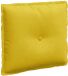 vidaXL Coussin de dossier Jaune 50 x 45 cm Tissu côtelé