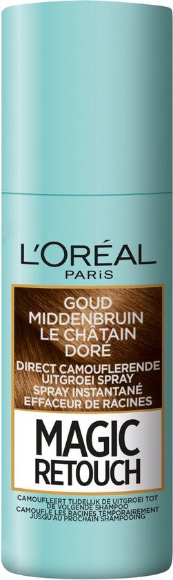 L’Oréal Paris Magic Retouch Goud Middenbruin - Camouflerende Uitgroeispray - 75 ml