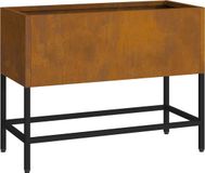 vidaXL Verhoogde Tuin Plantenbak Roestig 60 x 26 x 45 cm Cortenstaal
