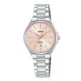 Lorus RJ269BX9 Roze Zilverkleurig Polshorloge Dames