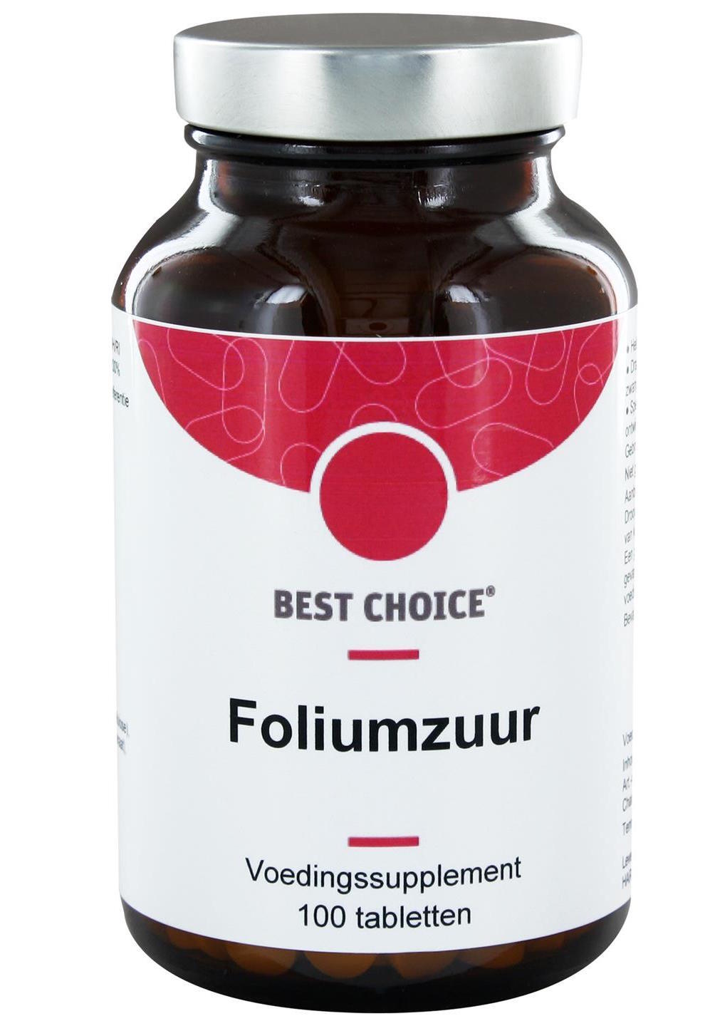 Best Choice Foliumzuur-400 Tabletten 100st