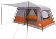 vidaXL Tente familiale 10 personnes Gris et Orange Polyester et Acier