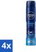 Nivea - Deo Spray XL - Fresh Active - 48 heures d'action - 200 ml - 4 pièces
