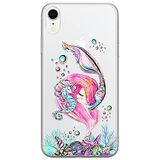 ERT GROUP mobiel telefoonhoesje voor Apple Iphone XR origineel en officieel erkend Babaco patroon Ocean 002 optimaal aangepast aan de vorm van de mobiele telefoon, gedeeltelijk bedrukt