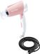 Avizar, Compacte ionische haardroger, 1300 W, snel, wit/roze
