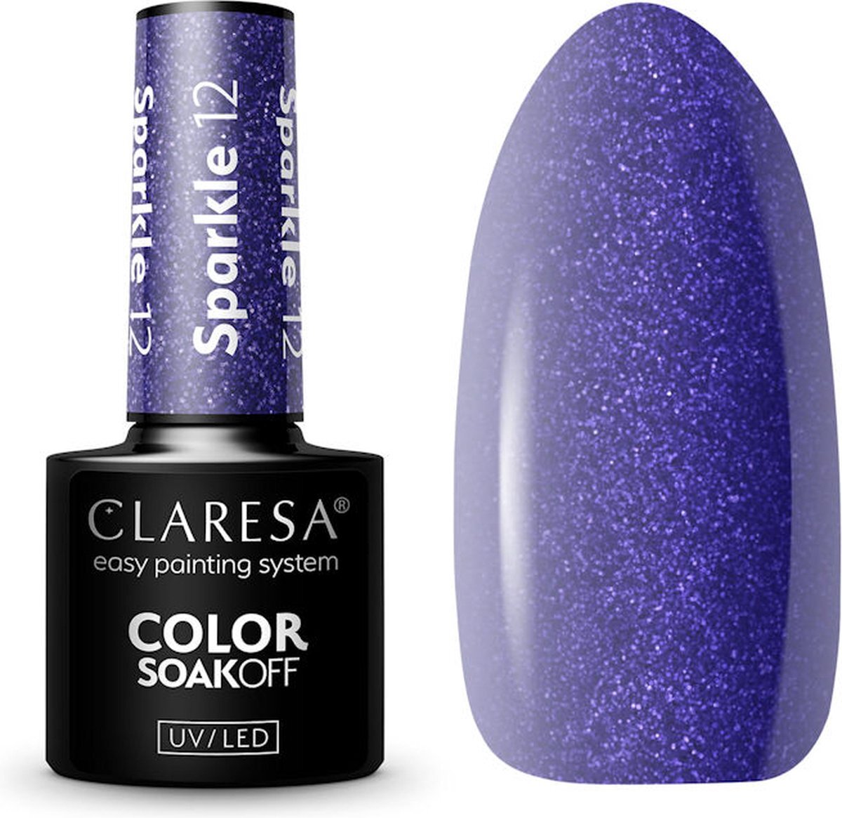 Claresa UV/LED Gellak Sparkle #12 – 5ml.