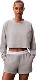 Calvin Klein Logo Jersey Short - Vrouwen - Grijs - Maat M