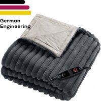 Beurer Elektrische Deken Premium - 1 persoons 180x130cm - Grijs - BSS - 6 Warmtestanden