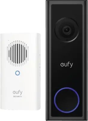 eufy Video Doorbell C30 + Chime - Draadloos - Zwart
