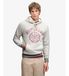Superdry & Co Sweatshirt 'Athletic Essentials' grijs gemêleerd / kersrood