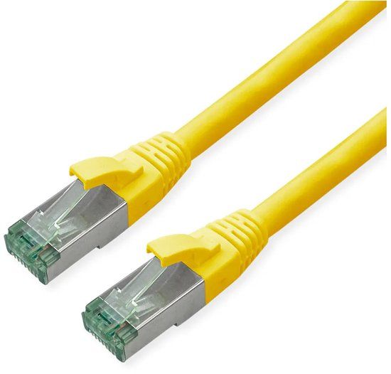 ROLINE Recycled Material 21.45.3226 netwerkkabel Geel 7 m Cat6a S/FTP