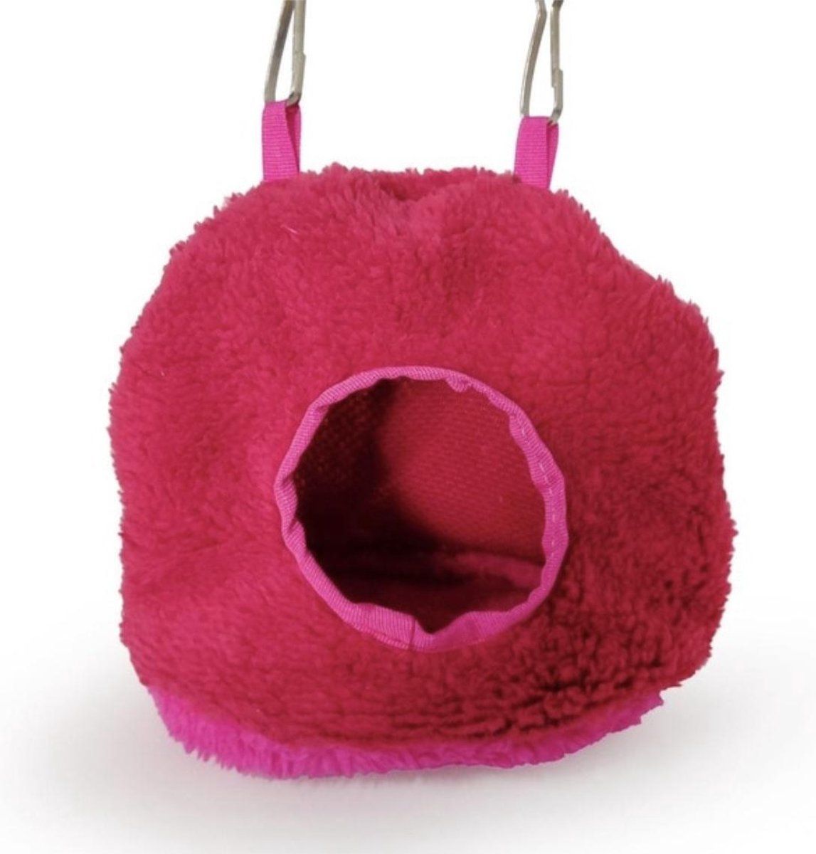 ZAMOH Vogelhuisje - Fleece Slaapzak - Rood - Vogels/Parkieren/Agapornissen