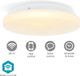 Nedis SmartLife Plafondlamp - Rond - Ø 26 cm - Wit - Plastic - RGB + Wit Licht - IP44