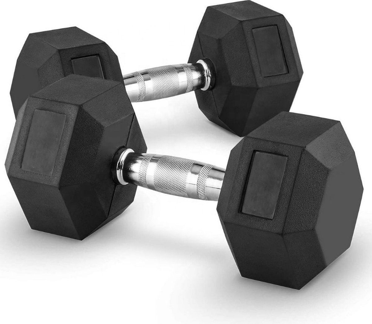 MD Sport Hexagon Dumbbell set 20KG - Set van 2 stuks
