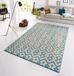Zala Living Design vloerkleed Duo - blauw/crème 140x200 cm