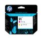 HP 91 Magenta en Gele Printkop