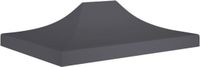 vidaXL Toit de chapiteau 270 g/m² 4x3 m anthracite
