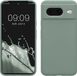 kwmobile telefoonhoesje geschikt voor Google Pixel 8 - Hoesje met siliconen coating - Smartphone case in Regenwashed groen