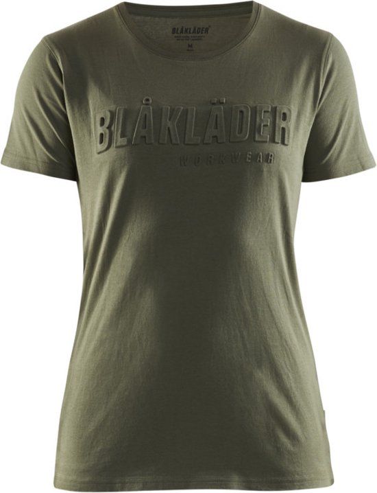 Blåkläder Dames T-shirt 3D 3431-1042 - Herfstgroen - XS