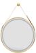 Miroir rond Bolt Edge avec éclairage - 60cm - Doré