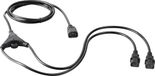 Sygonix SY-5042698 Apparaat (koud) Y-kabel Zwart 2.35 m
