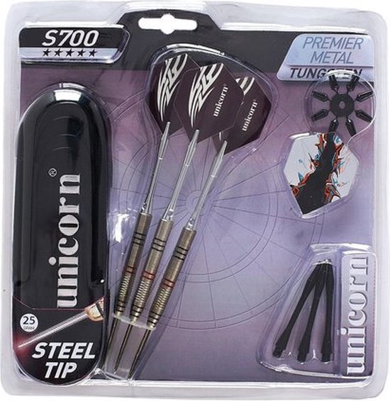 Unicorn Equinox Set Dartpijlen S700 - 25 gram - 3 stuks - Tungsten