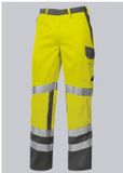 BP Signaalbroek Apc1 2213-840 Heren Kledingmaat 50 Warngelb/Dunkelgrau Polyester