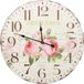 vidaXL Wandklok vintage stijl 60 cm bloemen