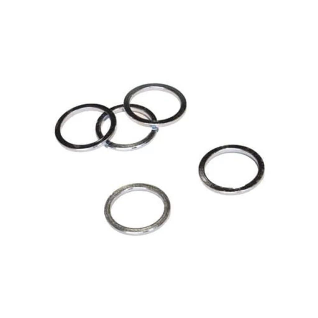 VWP Balhoofdring 1 1/8 Inch 3mm Aluminium Zilver 5 Stuks