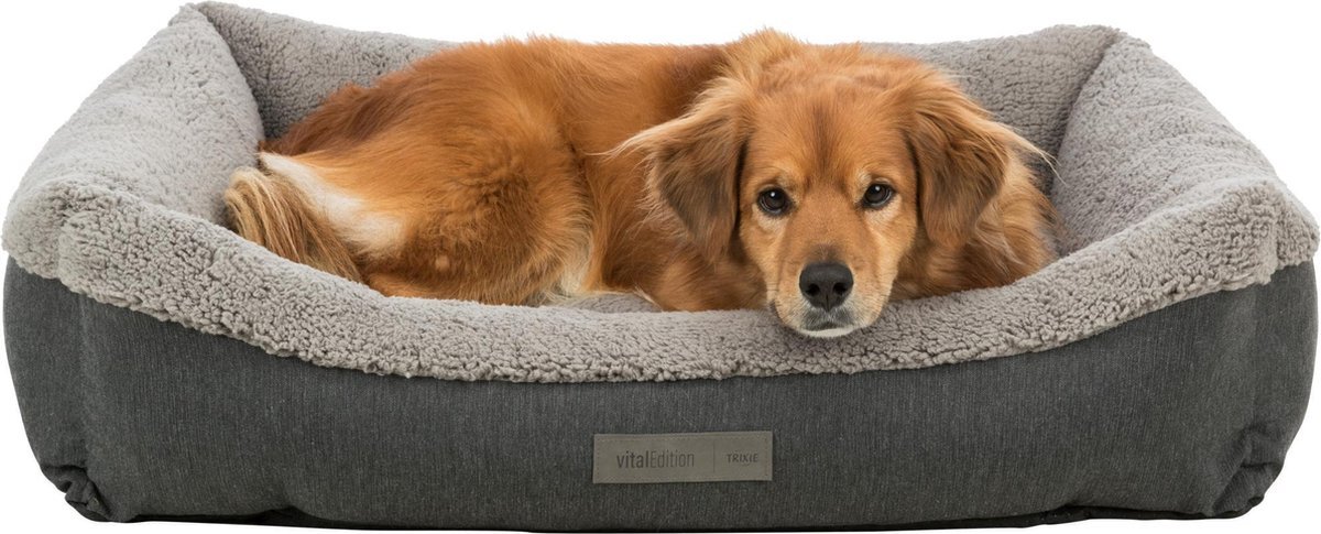 TRIXIE vital hondenmand bendson orthopedisch grijs 110x85 cm grijs