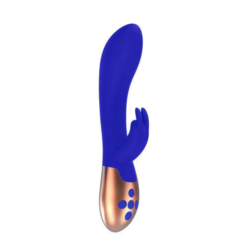 Elegance Heating Rabbit Vibrator Opulent Blue