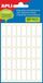 Apli witte etiketten 8 x 20 mm, 240 stuks