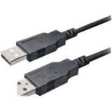 Bachmann USB-kabel - USB (M) naar USB (M) - USB 2.0 - 3 m - zwart