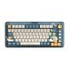Iqunix ZX75 Sky Encounter Wireless Mechanical Keyboard (Blue, US QWERTY, 75%, RGB, Hot-swappable, PBT, 2.4GHz/Bluetooth 5.1/USB-C)